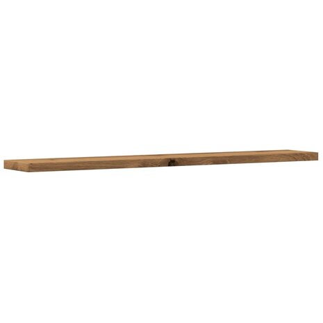 Wandschappen 4 st 60x10x1,5 cm bewerkt hout artisanaal eiken 7