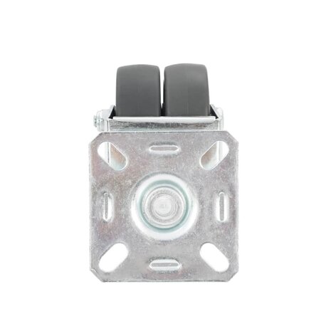 24 st Zwenkwielen dubbel 50 mm 6