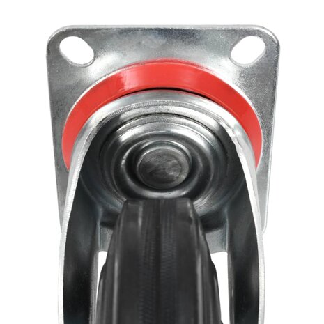 8 st Zwenkwielen 200 mm 8