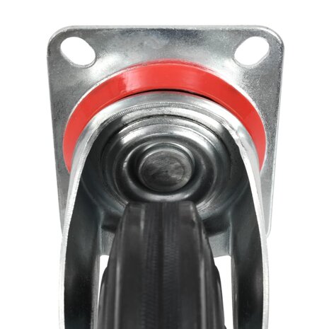 12 st Zwenkwielen 200 mm 7