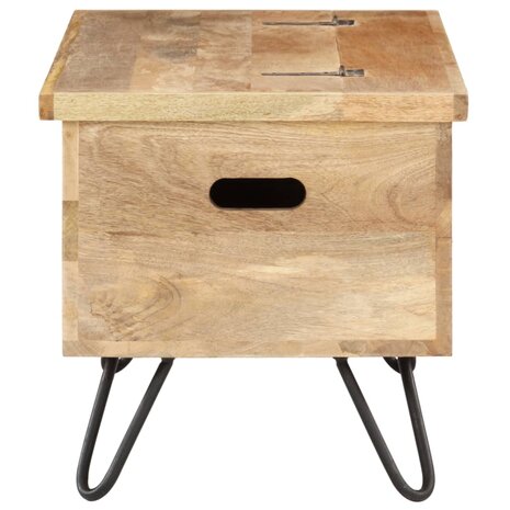 Opbergkist 90x40x45 cm massief mangohout 4