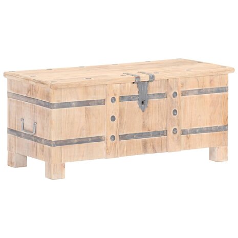 Opbergkist 90x40x40 cm massief acaciahout 1