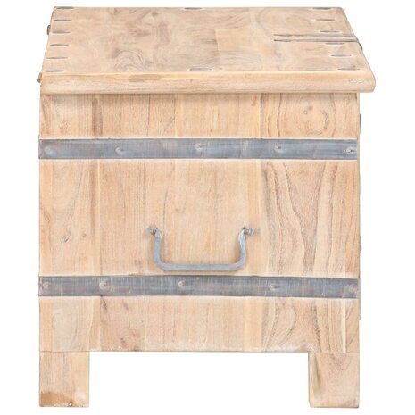 Opbergkist 90x40x40 cm massief acaciahout 4