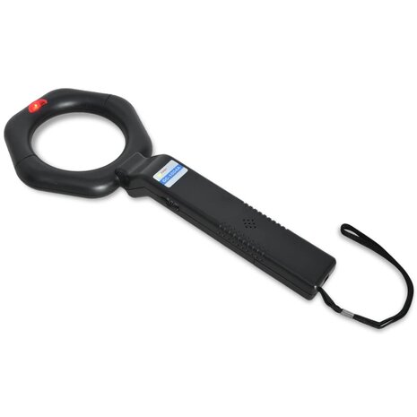 Draagbare metaaldetector zwart 3