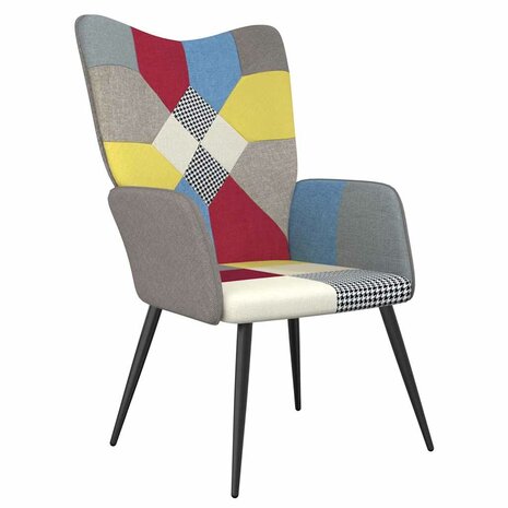 Relaxstoel patchwork stof 2