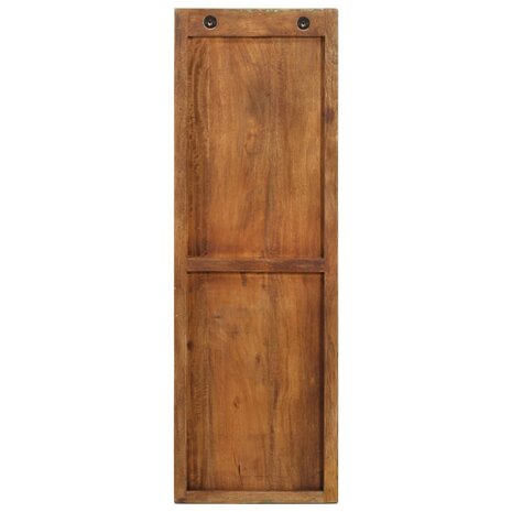 Wandkapstokken 2 st 36x3x110 cm massief gerecycled hout 4