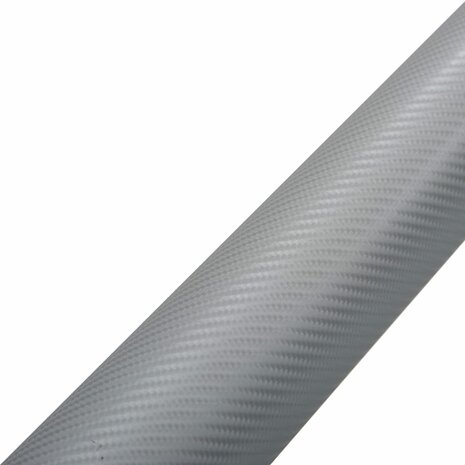 2 st Autofolie 4D 100x150 cm + 50x150 cm zilverkleurig 3