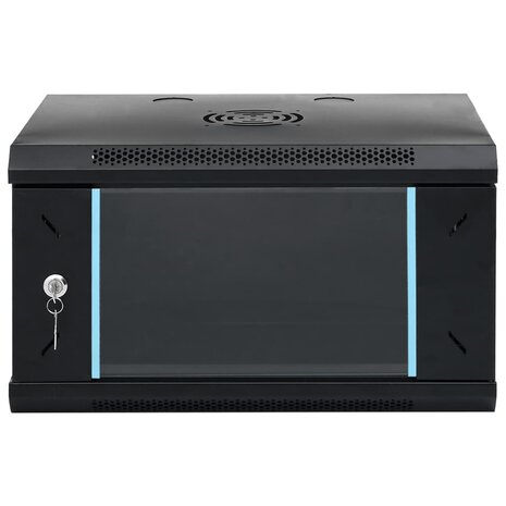 Netwerkkast wandgemonteerd 6U 19" IP20 53x40x30 cm 3