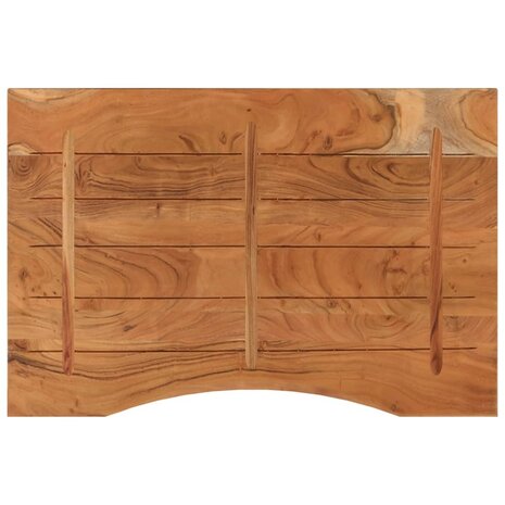 Bureaublad rechthoekig 100x60x2,5 cm massief acaciahout 5