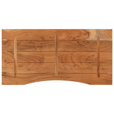 Bureaublad rechthoekig 120x60x2,5 cm massief acaciahout 5
