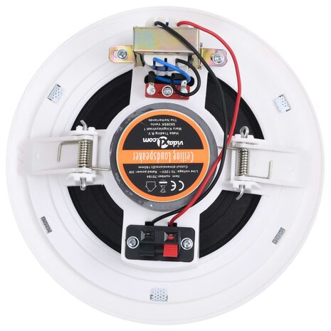 Wand- en plafondluidsprekers inbouw 2 st 80 W 4