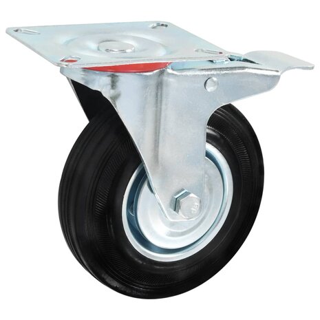 8 st Zwenkwielen 125 mm 3