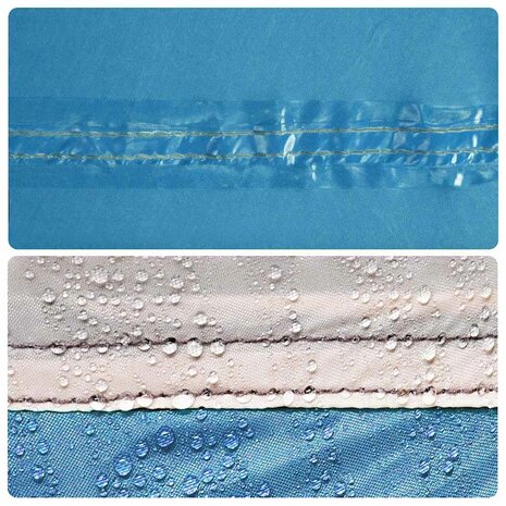 Autotent waterdicht blauw 12