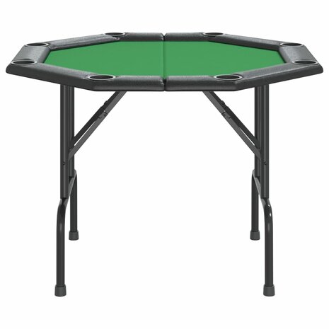Pokertafel voor 8 spelers inklapbaar 108x108x75 cm groen 3