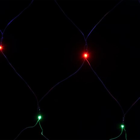 Kerstnetverlichting 544 LED&apos;s binnen/buiten 4x4 m meerkleurig 5