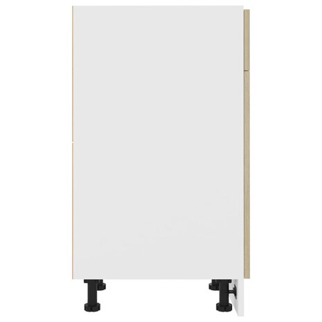 Onderkast met lade 30x46x81,5 cm bewerkt hout sonoma eiken 8