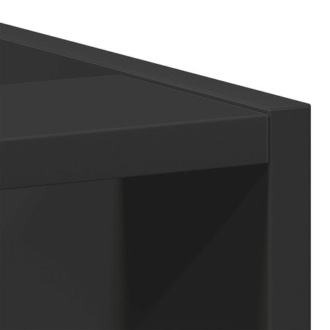 Onderkast 20x44,5x81,5 cm bewerkt hout zwart 7