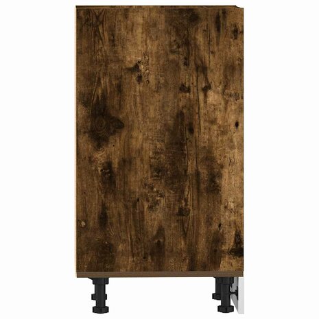 Onderkast 20x44,5x81,5 cm bewerkt hout gerookt eikenkleurig 5