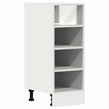 Onderkast 30x44,5x81,5 cm bewerkt hout wit 2