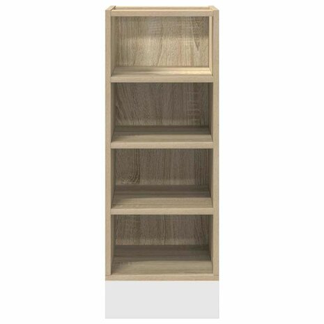 Onderkast 30x44,5x81,5 cm bewerkt hout sonoma eikenkleurig 4
