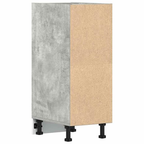Onderkast 30x44,5x81,5 cm bewerkt hout betongrijs 6