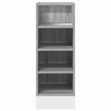 Onderkast 30x44,5x81,5cm bewerkt hout grijs sonoma eikenkleurig 4
