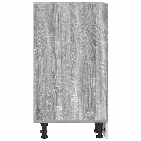 Onderkast 30x44,5x81,5cm bewerkt hout grijs sonoma eikenkleurig 5