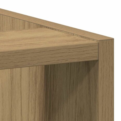 Onderkast 30x44,5x81,5 cm bewerkt hout artisanaal eikenkleur 7