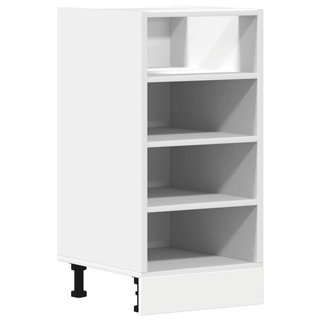 Onderkast 40x44,5x81,5 cm bewerkt hout wit 2