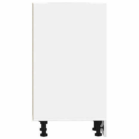 Onderkast 40x44,5x81,5 cm bewerkt hout wit 5