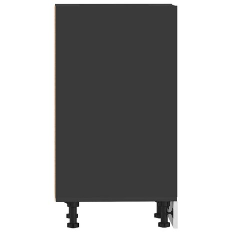 Onderkast 40x44,5x81,5 cm bewerkt hout zwart 5