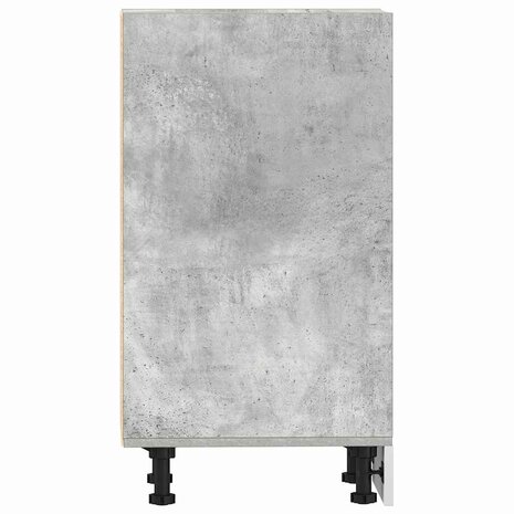 Onderkast 40x44,5x81,5 cm bewerkt hout betongrijs 5