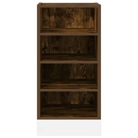 Onderkast 40x44,5x81,5 cm bewerkt hout gerookt eikenkleurig 4