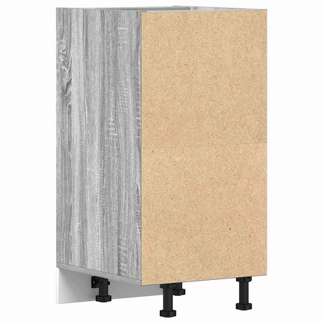 Onderkast 40x44,5x81,5 cm bewerkt hout grijs sonoma eikenkleur 6