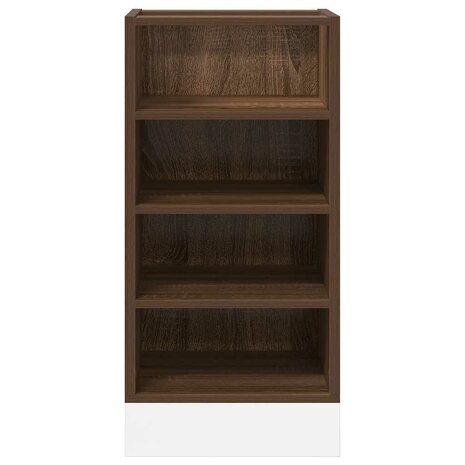 Onderkast 40x44,5x81,5 cm bewerkt hout bruin eikenkleur 4