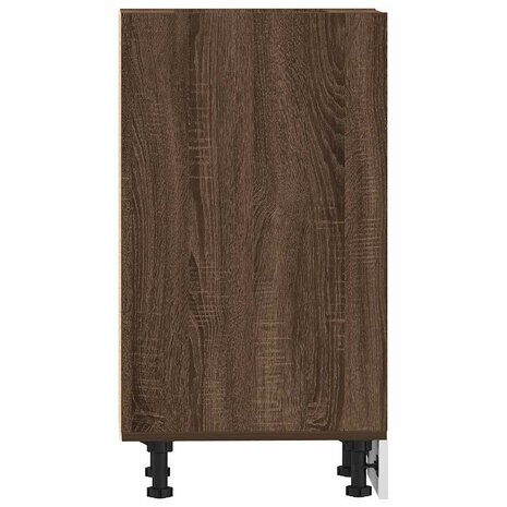 Onderkast 40x44,5x81,5 cm bewerkt hout bruin eikenkleur 5