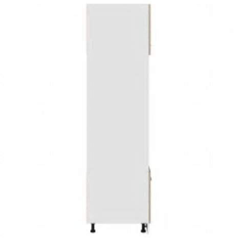 Magnetronkast 60x57x207 cm spaanplaat sonoma eikenkleurig 6