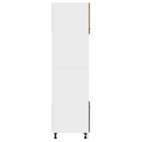 Magnetronkast 60x57x207 cm bewerkt hout gerookt eiken 6