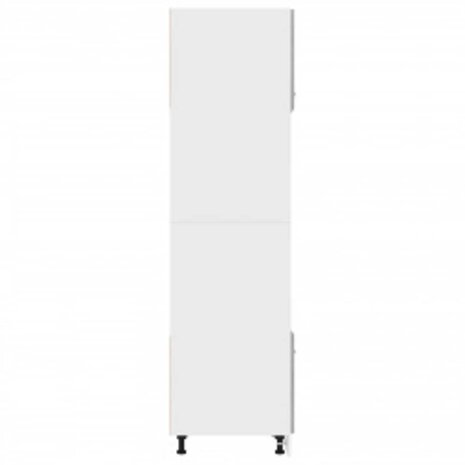 Magnetronkast 60x57x207 cm bewerkt hout grijs sonoma eiken 6