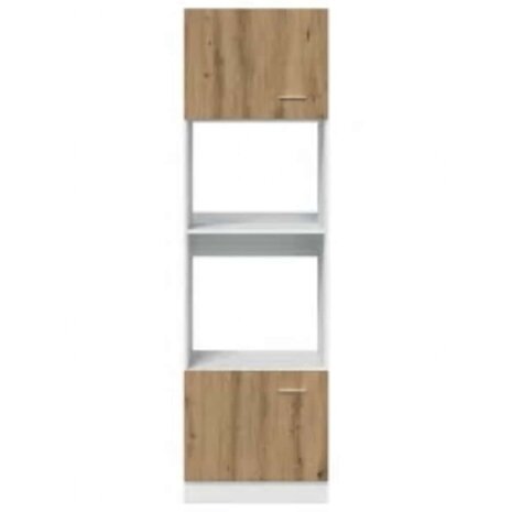 Magnetronkast 60x57x207 cm bewerkt hout ambachtelijk eiken 6