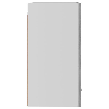 Hangkast 39,5x31x60 cm bewerkt hout betongrijs 8