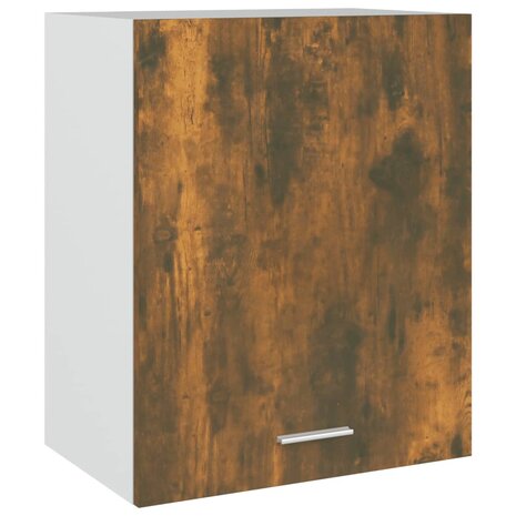 Hangkast 50x31x60 cm bewerkt hout gerookt eikenkleurig 2