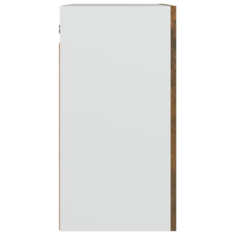 Hangkast 50x31x60 cm bewerkt hout gerookt eikenkleurig 5