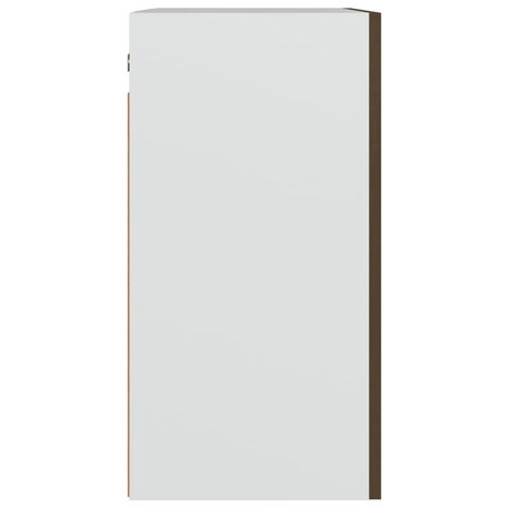 Hangkast 50x31x60 cm bewerkt hout bruin eikenkleur 5