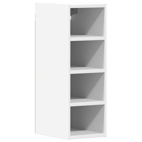 Hangkast 20x29,5x60 cm bewerkt hout wit 2
