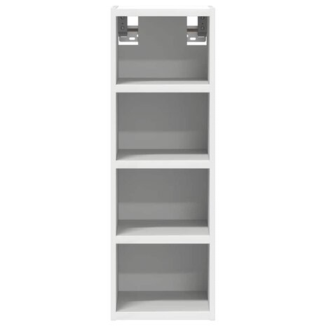 Hangkast 20x29,5x60 cm bewerkt hout wit 4