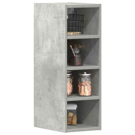 Hangkast 20x29,5x60 cm bewerkt hout betongrijs 1