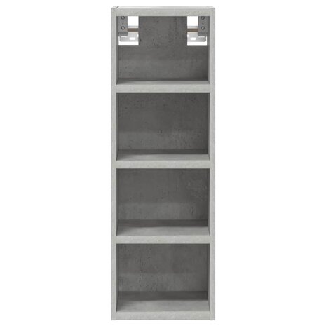 Hangkast 20x29,5x60 cm bewerkt hout betongrijs 4
