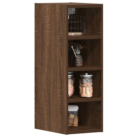 Hangkast 20x29,5x60 cm bewerkt hout bruin eikenkleur 1