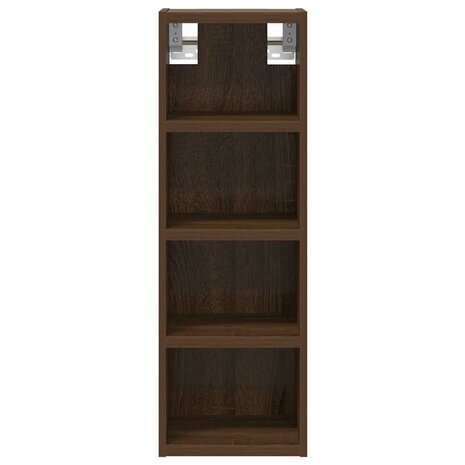 Hangkast 20x29,5x60 cm bewerkt hout bruin eikenkleur 4